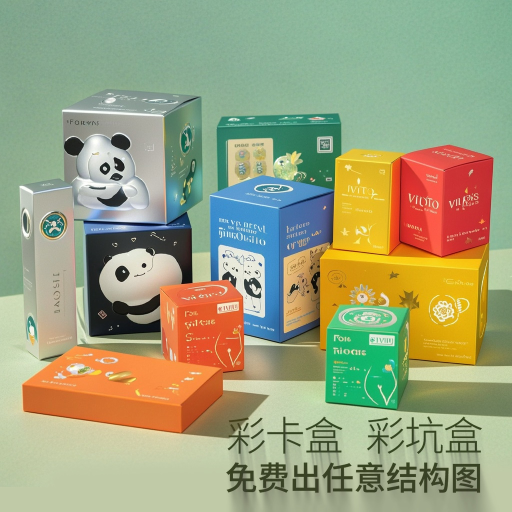 彩盒定制白卡盒银卡盒双插盒扣底盒彩坑盒天地纸盒印刷珍珠棉内托